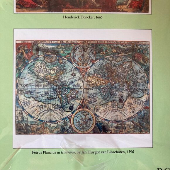 Masters Of Cartography Print Portfolio Pomegranate Publications 13x15 World Maps - Picture 8 of 15